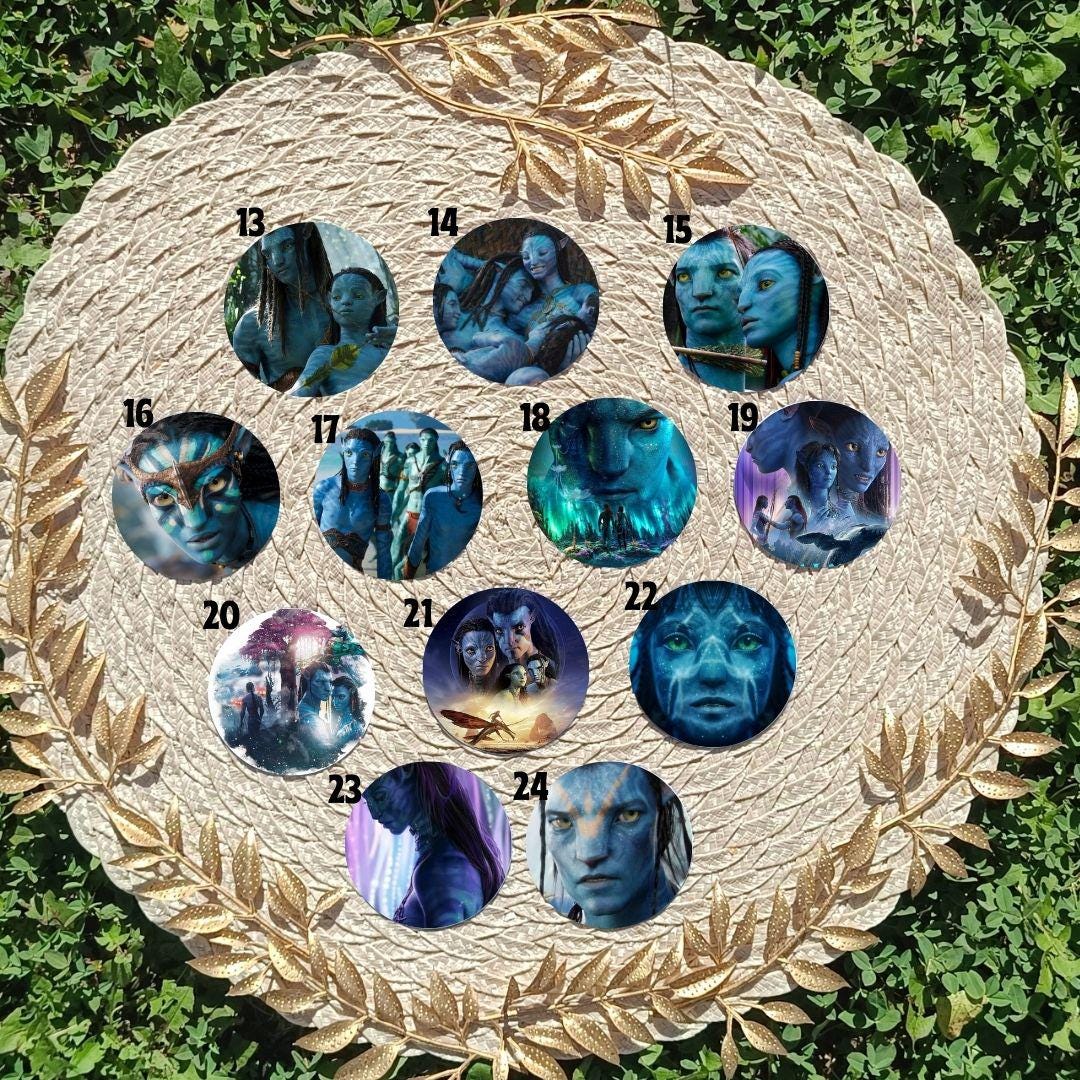 Magnes na lodówkę Avatar – inspirowany filmem, estetyczny magnes fantasy, Pandora, Jake Sully