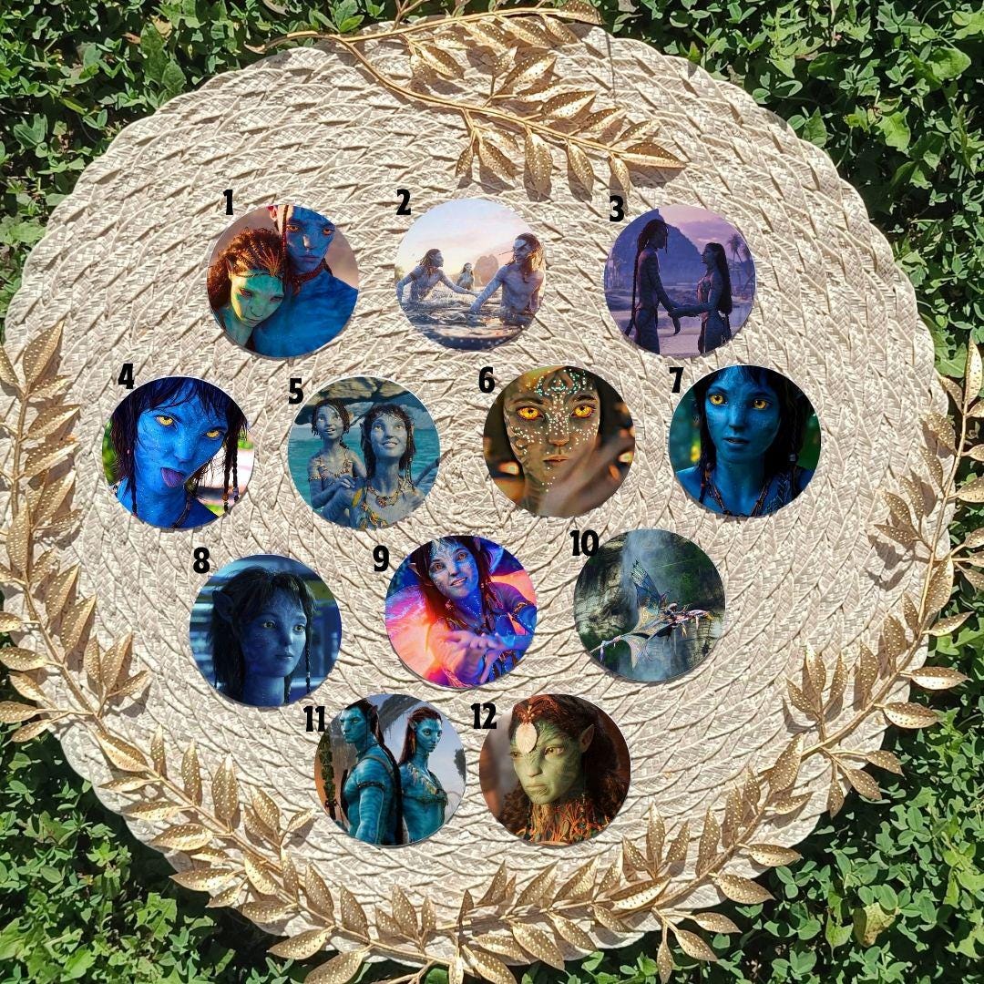 Magnes na lodówkę Avatar – inspirowany filmem, estetyczny magnes fantasy, Pandora, Jake Sully
