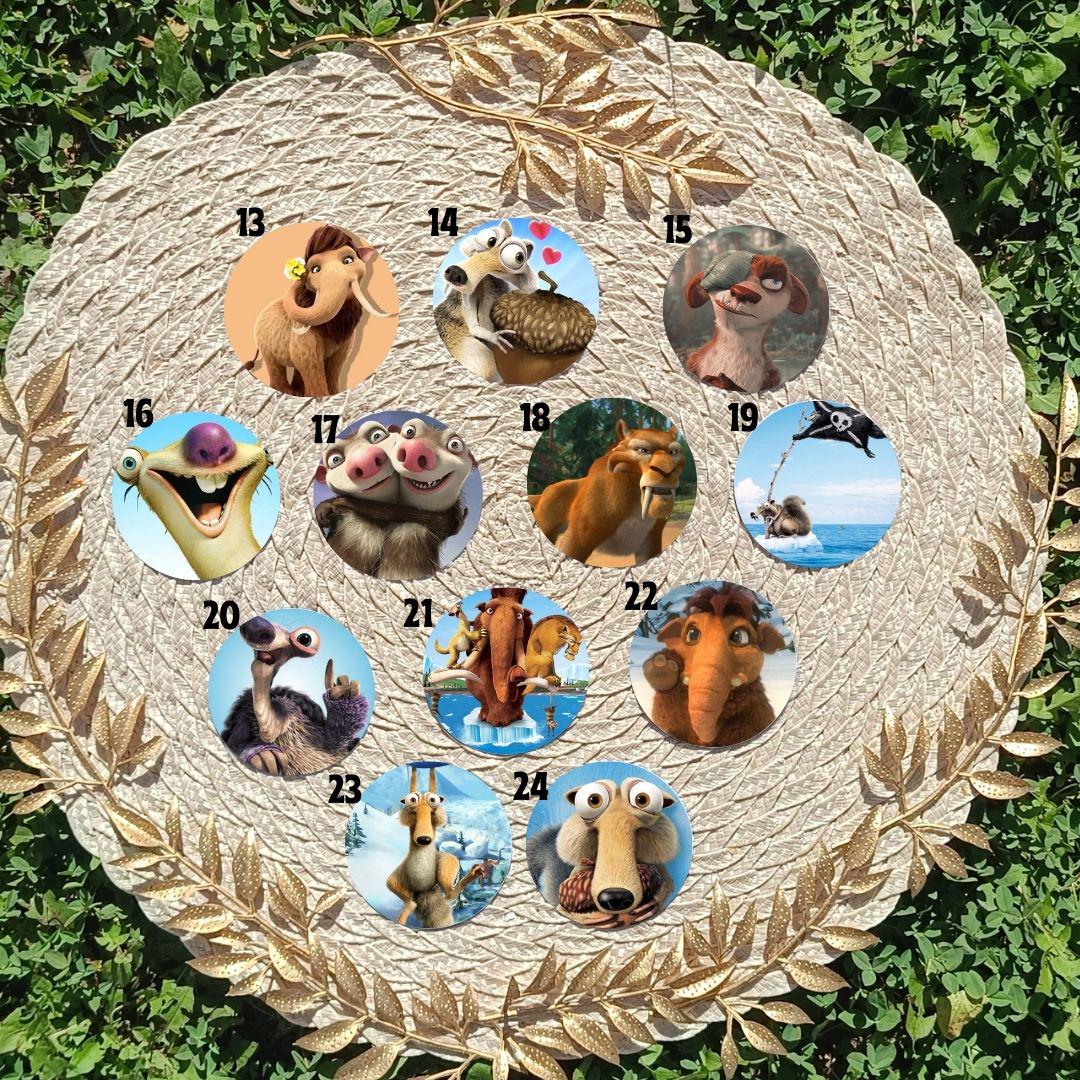 Ice Age Accessories – Epoka Lodowcowa, Manny, Sid, Diego