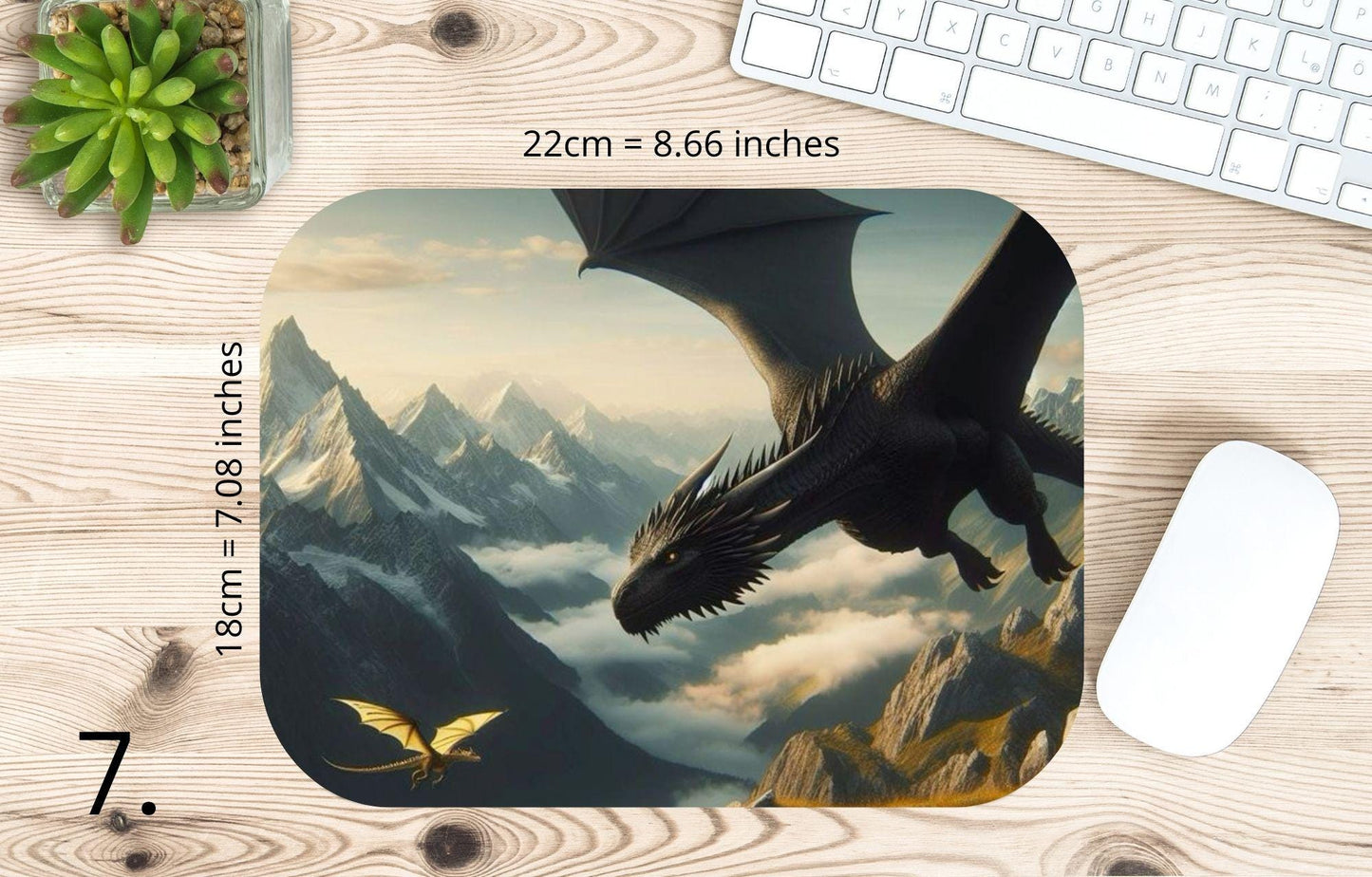 Podkładka pod mysz Czwarte Skrzydło / Fourth Wing – Violet Sorrengail, Xaden Riorson