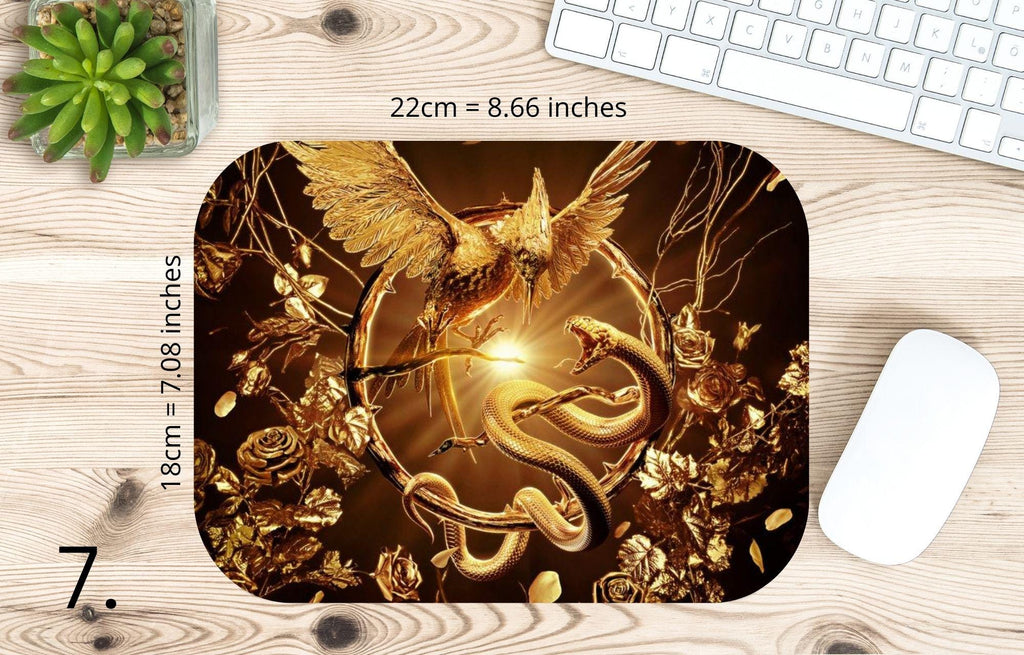 The Hunger Games, Katniss Everdeen, Peeta Mellark, Gale Hawthorne, Haymitch, Effie, movie |  MAUSEPAD, Gaming Mouse Pad