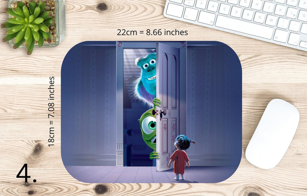 Monsters, Inc. Disney Pack, Mike, Sulivan |  MAUSEPAD, Gaming Mouse Pad