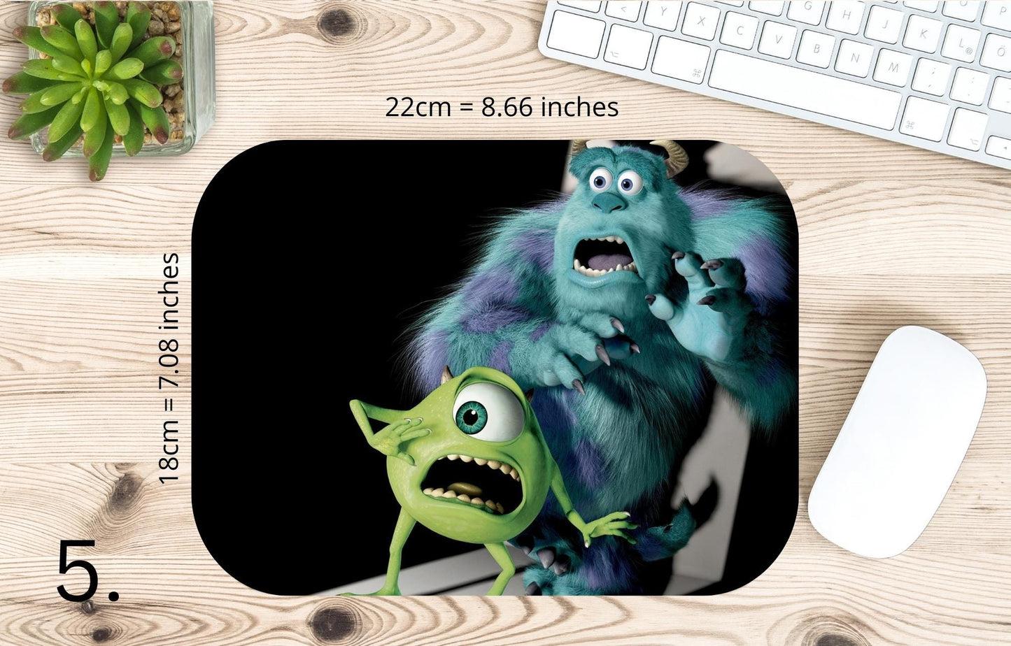 Podkładka pod mysz Potwory i Spółka / Monsters, Inc. – Mike i Sulley