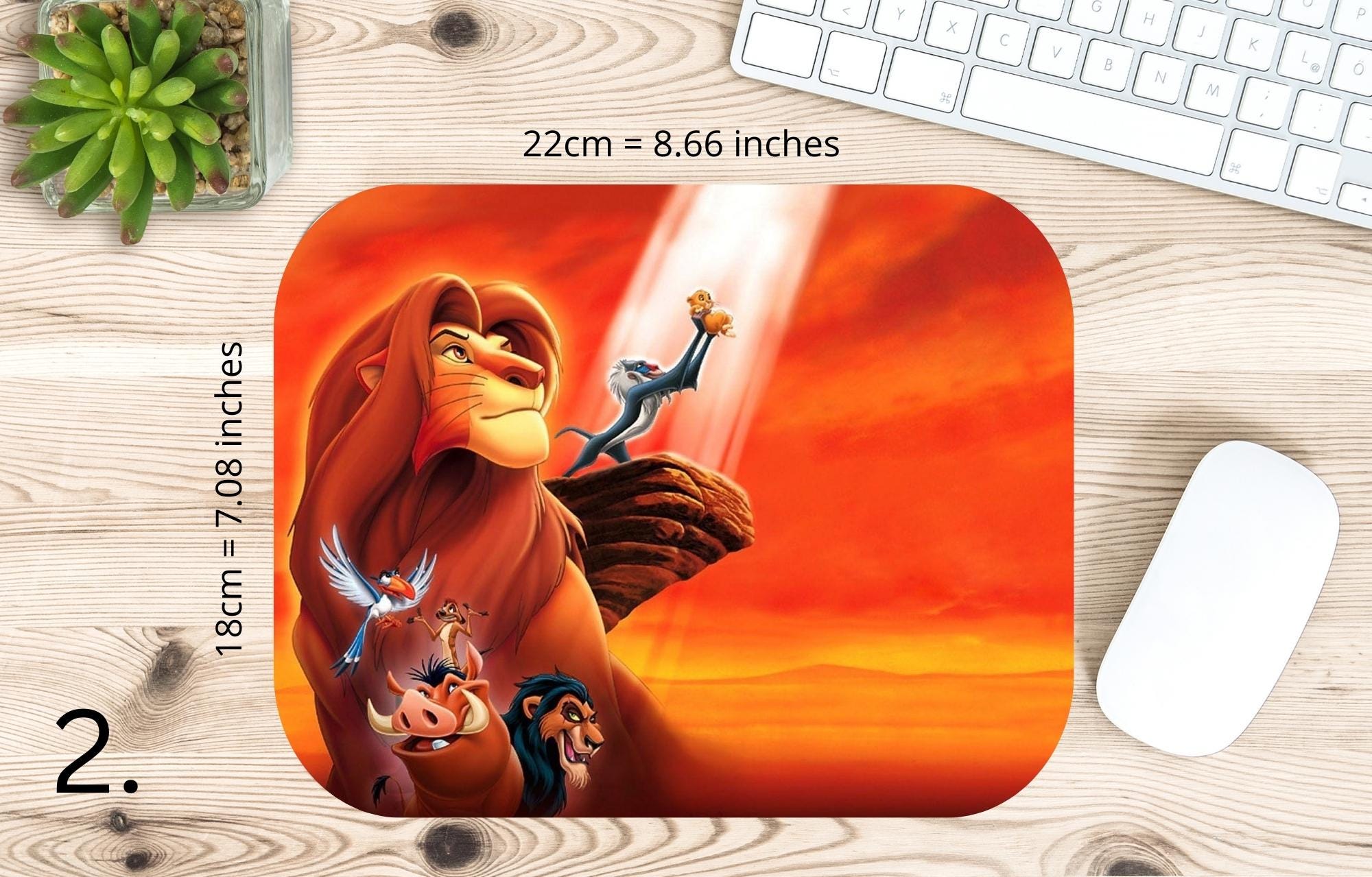 Lion King, Disney Pack, Simba, Nala, Kovu, Timon, Pumpa, Kiara |  MAUSEPAD, Gaming Mouse Pad