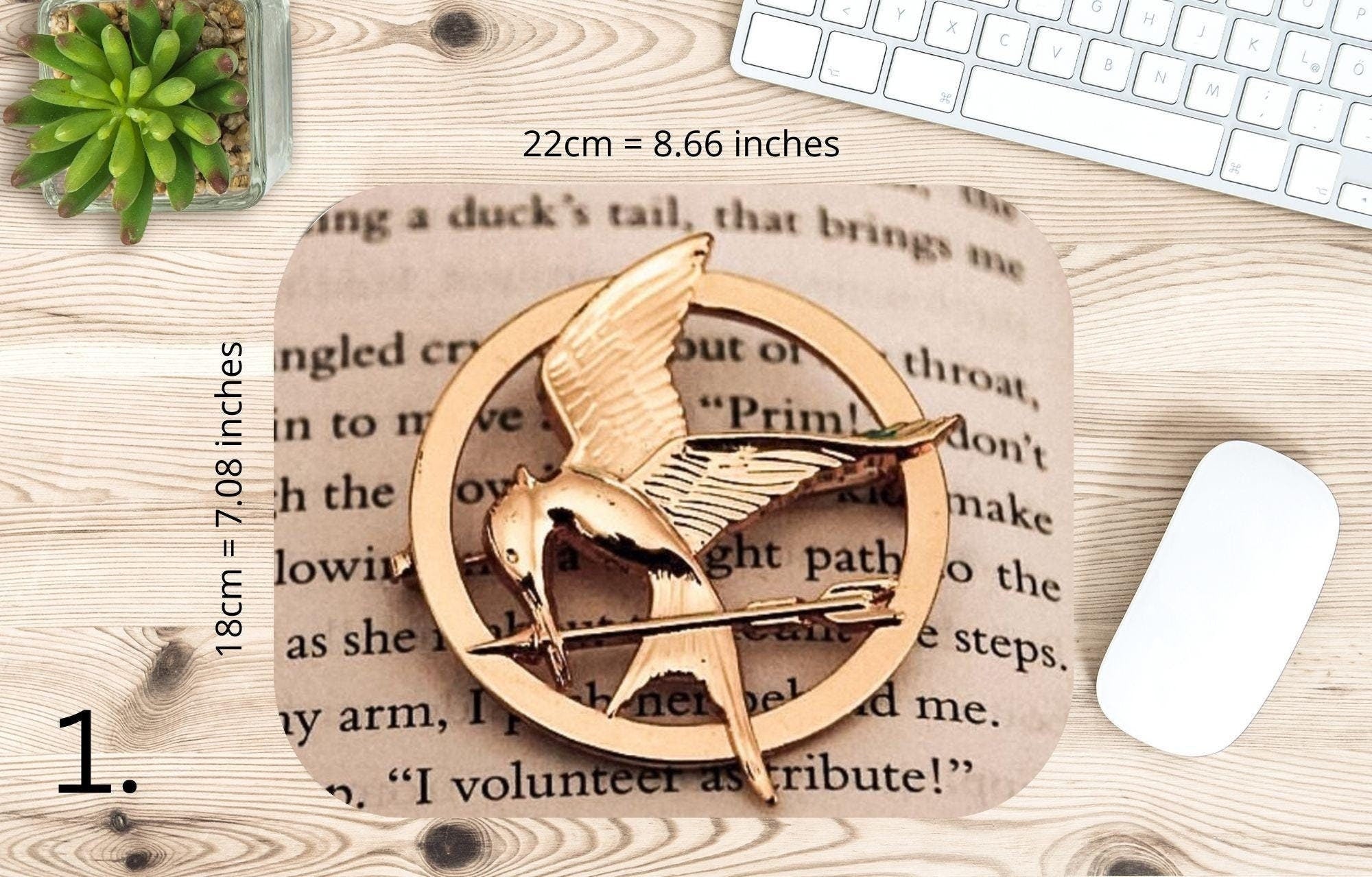 The Hunger Games, Katniss Everdeen, Peeta Mellark, Gale Hawthorne, Haymitch, Effie, movie |  MAUSEPAD, Gaming Mouse Pad