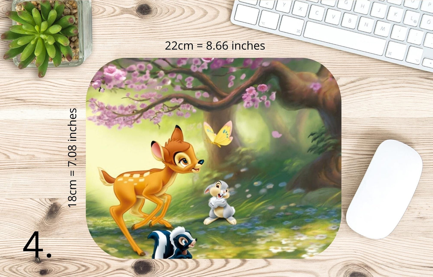 Bambi Mouse Pad / Bambi - Classic Disney Animation