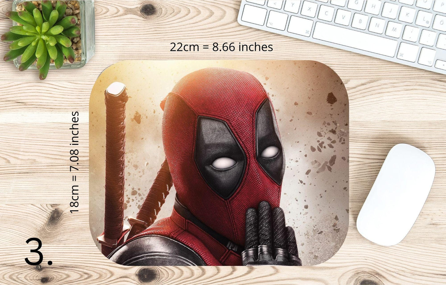 Podkładka pod mysz Deadpool i Wolverine / Deadpool & Wolverine – Marvel