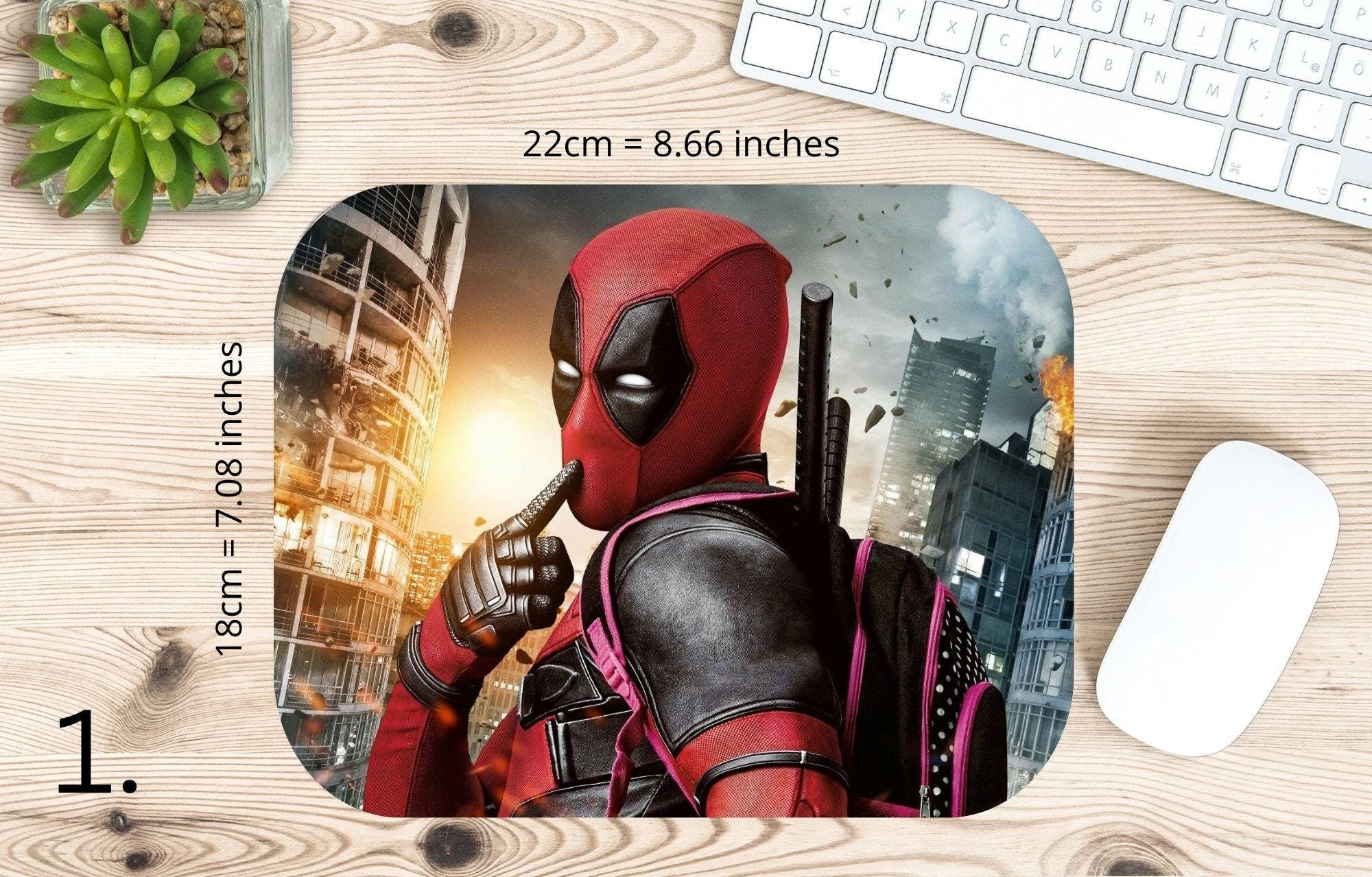 Deadpool & Wolverine , Superhero, Marvel Jesus |  MAUSEPAD, Gaming Mouse Pad