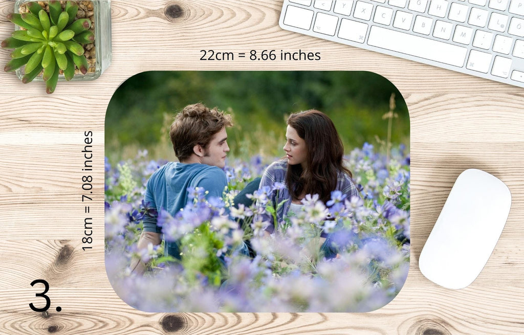 Twilight stickers, Bella Swan, Edward Cullen, Jacob Black, Jasper Hale, Emmett Cullen, Esme Cullen, Rosalie Hale, Alice Cullen |  MAUSEPAD