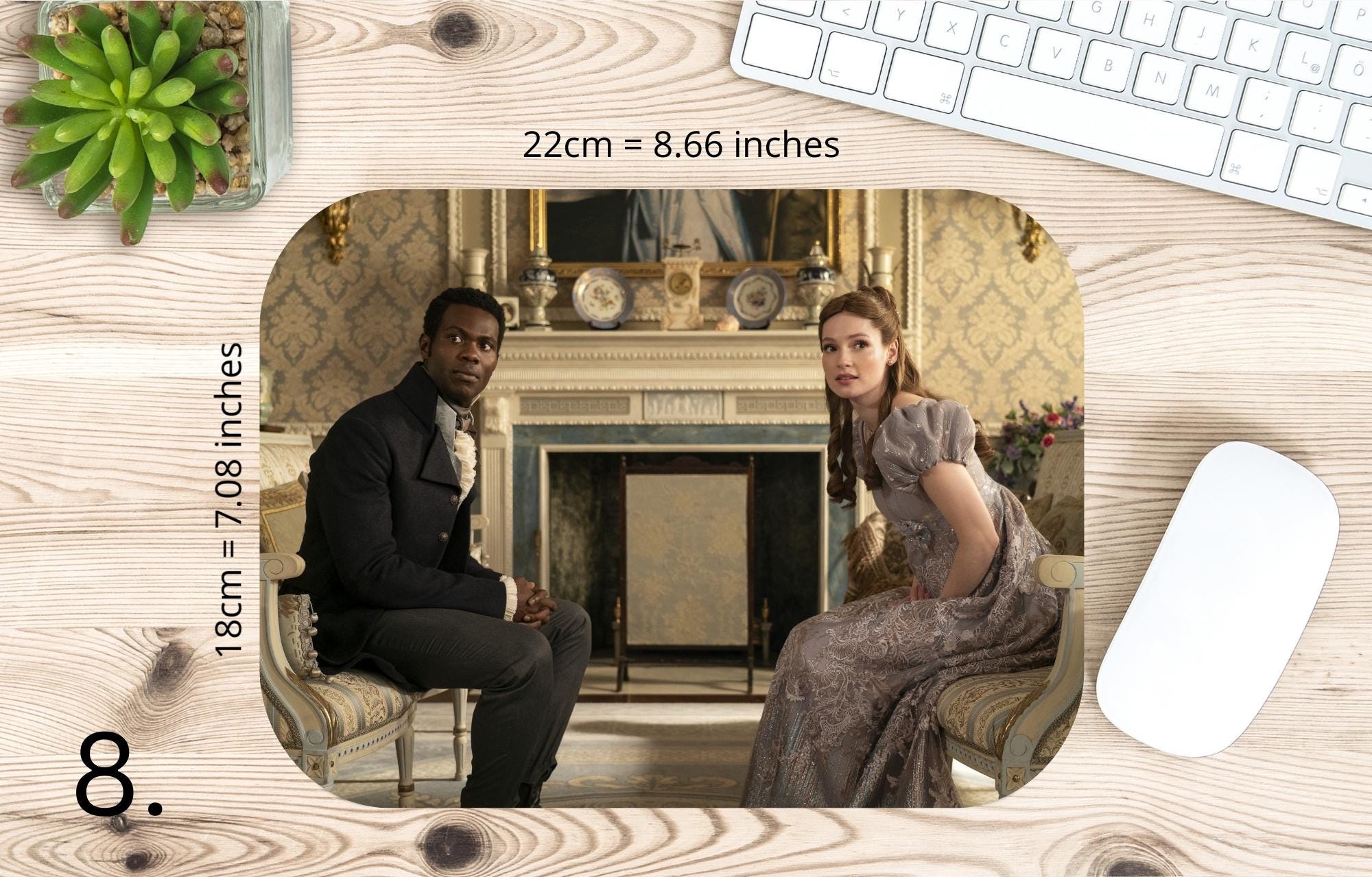 Bridgerton, Anthony, Eloise , Simon Basset, Colin, Kate Sharma , Daphne, Penelope, Season 3, Season 2, Season 1 |  MAUSEPAD