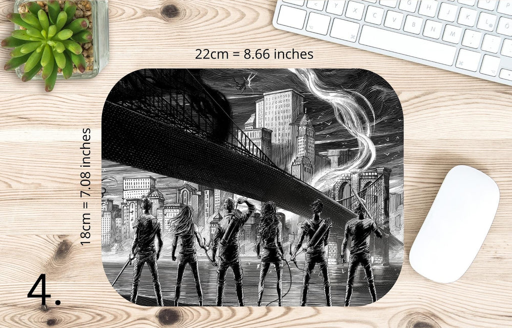 Shadowhunters, Clary Fray, Jace Wayland, Alec Lightwood, Simon Lewis, Magnus Bane, Isabelle Lightwood |  MAUSEPAD, Gaming Mouse Pad