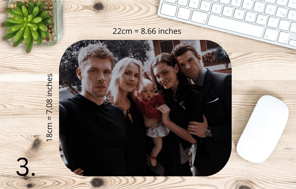 The Vampire Diaries , Damon Salvator ,Stefan Salvatore, Bonnie Bennett,Caroline Forbes, Elena Gilbert, Tyler Lockwood |  MAUSEPAD