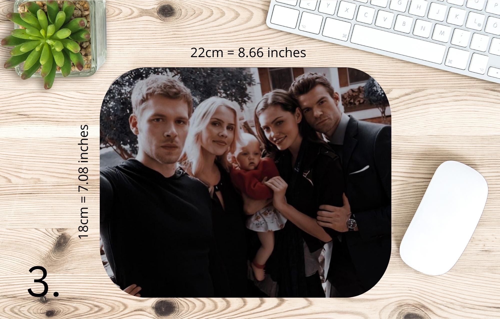 The Vampire Diaries , Damon Salvator ,Stefan Salvatore, Bonnie Bennett,Caroline Forbes, Elena Gilbert, Tyler Lockwood |  MAUSEPAD