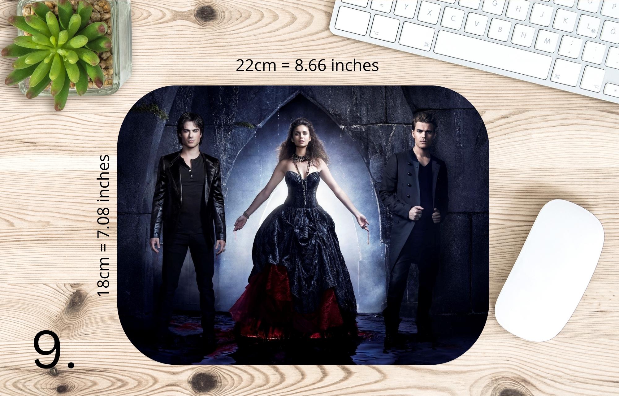 The Vampire Diaries , Damon Salvator ,Stefan Salvatore, Bonnie Bennett,Caroline Forbes, Elena Gilbert, Tyler Lockwood |  MAUSEPAD