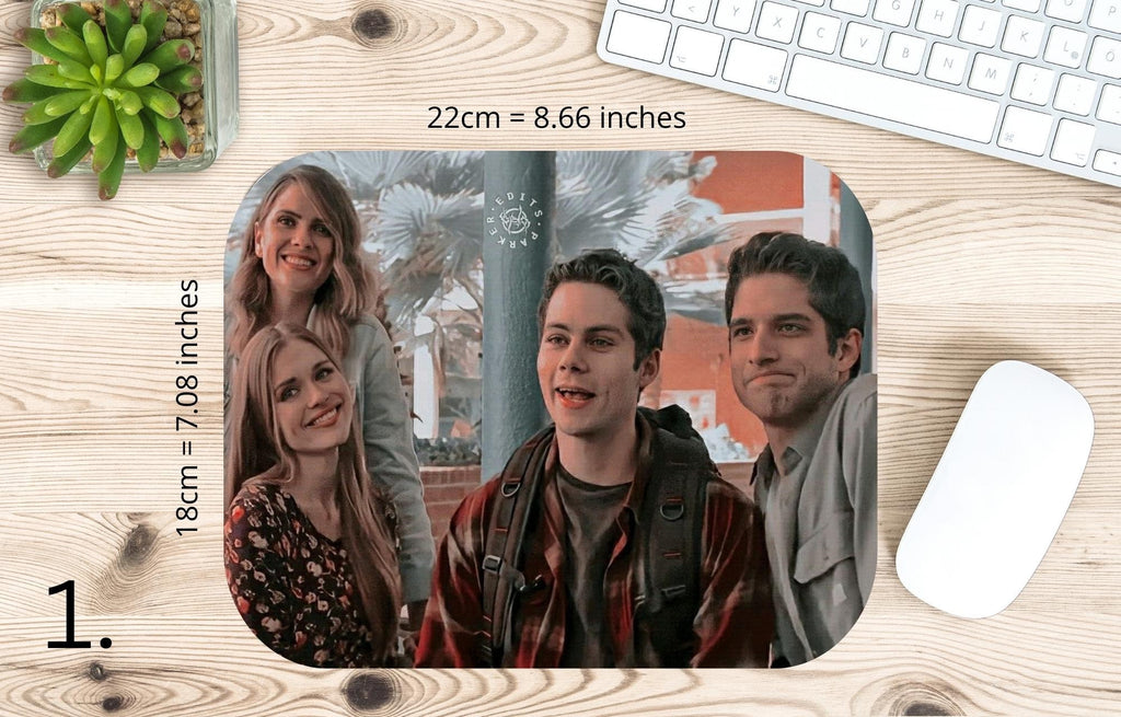Teen Wolf, Scott, Stiles, Lydia, Alison, Stiles Stilinski, Lydia Martin, Allison Argent, Derek Hale |  MAUSEPAD, Gaming Mouse Pad