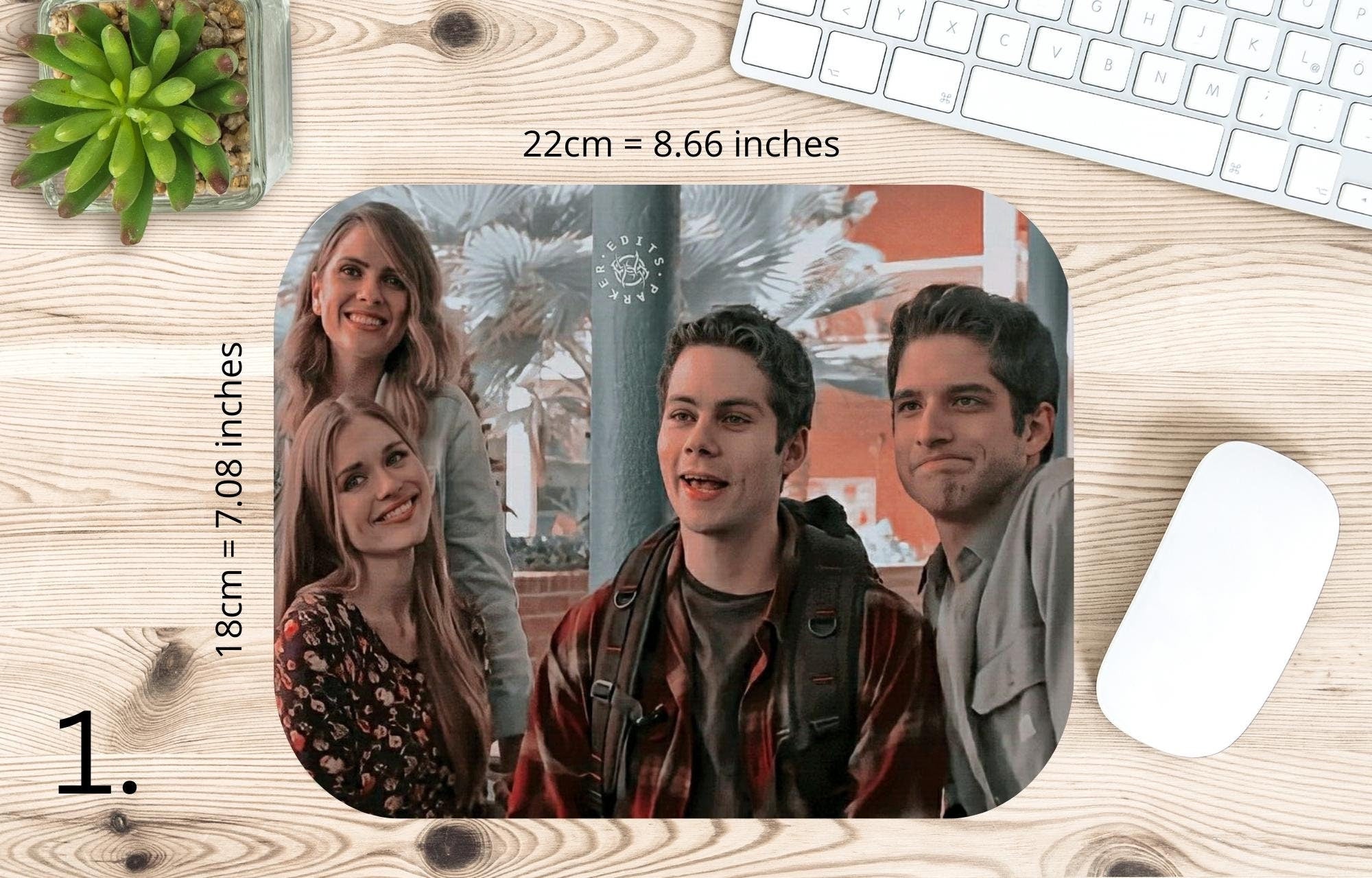 Teen Wolf, Scott, Stiles, Lydia, Alison, Stiles Stilinski, Lydia Martin, Allison Argent, Derek Hale |  MAUSEPAD, Gaming Mouse Pad