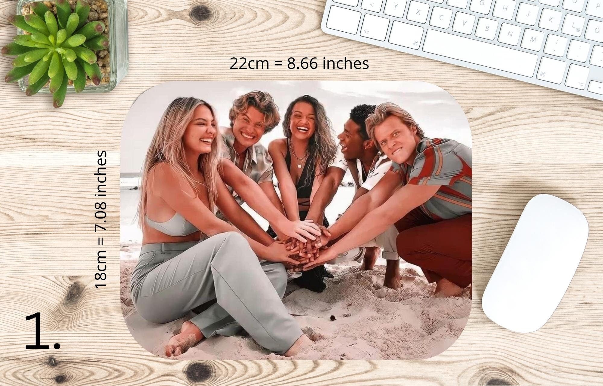 Outer banks, Sarah Cameron,John B, Kiara , JJ, Pope, OBX |  MAUSEPAD, Gaming Mouse Pad