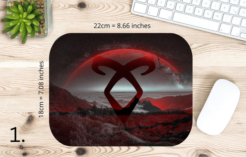 Shadowhunters, Clary Fray, Jace Wayland, Alec Lightwood, Simon Lewis, Magnus Bane, Isabelle Lightwood |  MAUSEPAD, Gaming Mouse Pad