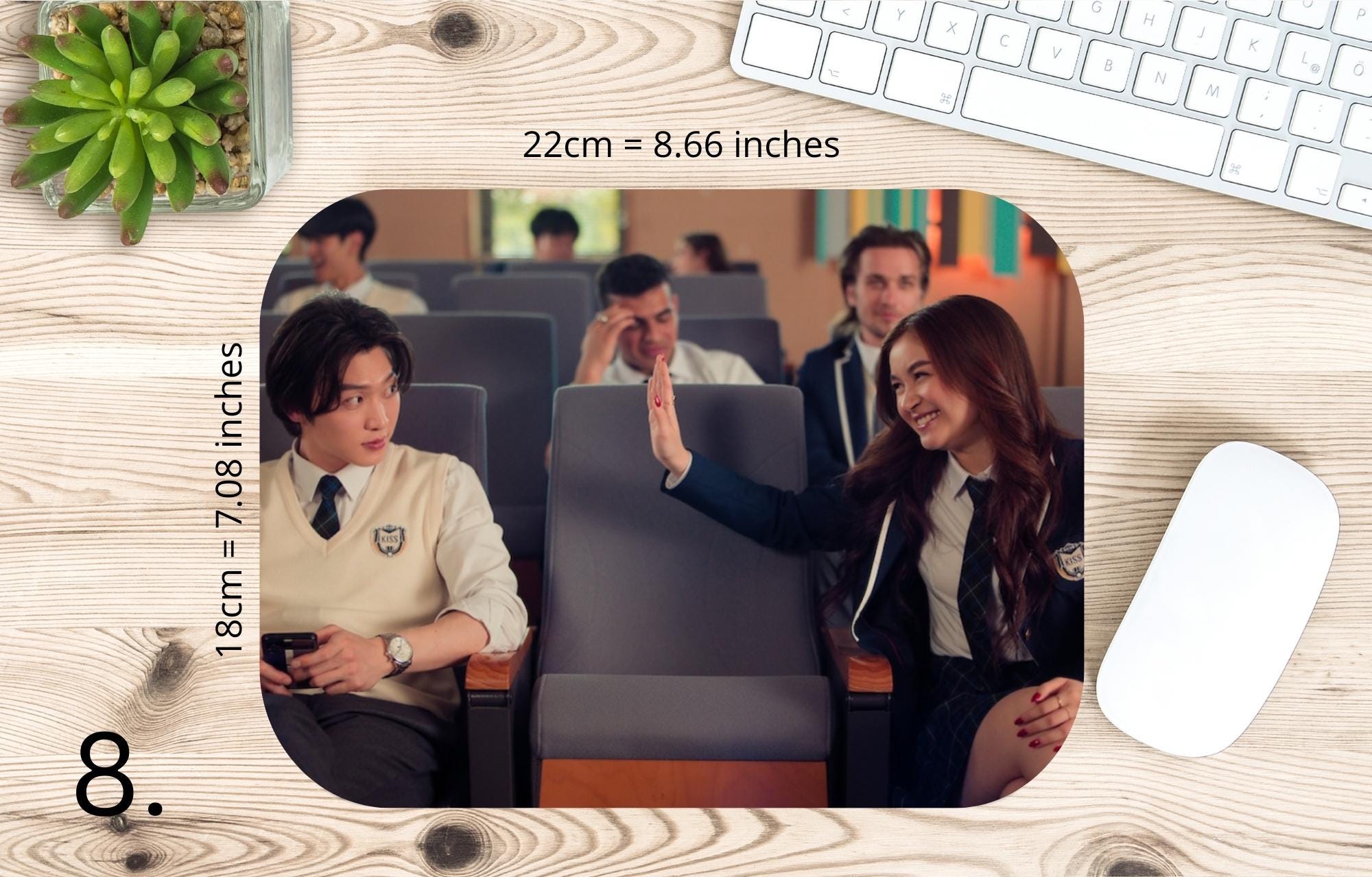 Xo, Kitty, Min Ho, Kitty Song Covey, Netflix, Dae-heon Kim, Yuri Han |  MAUSEPAD, Gaming Mouse Pad