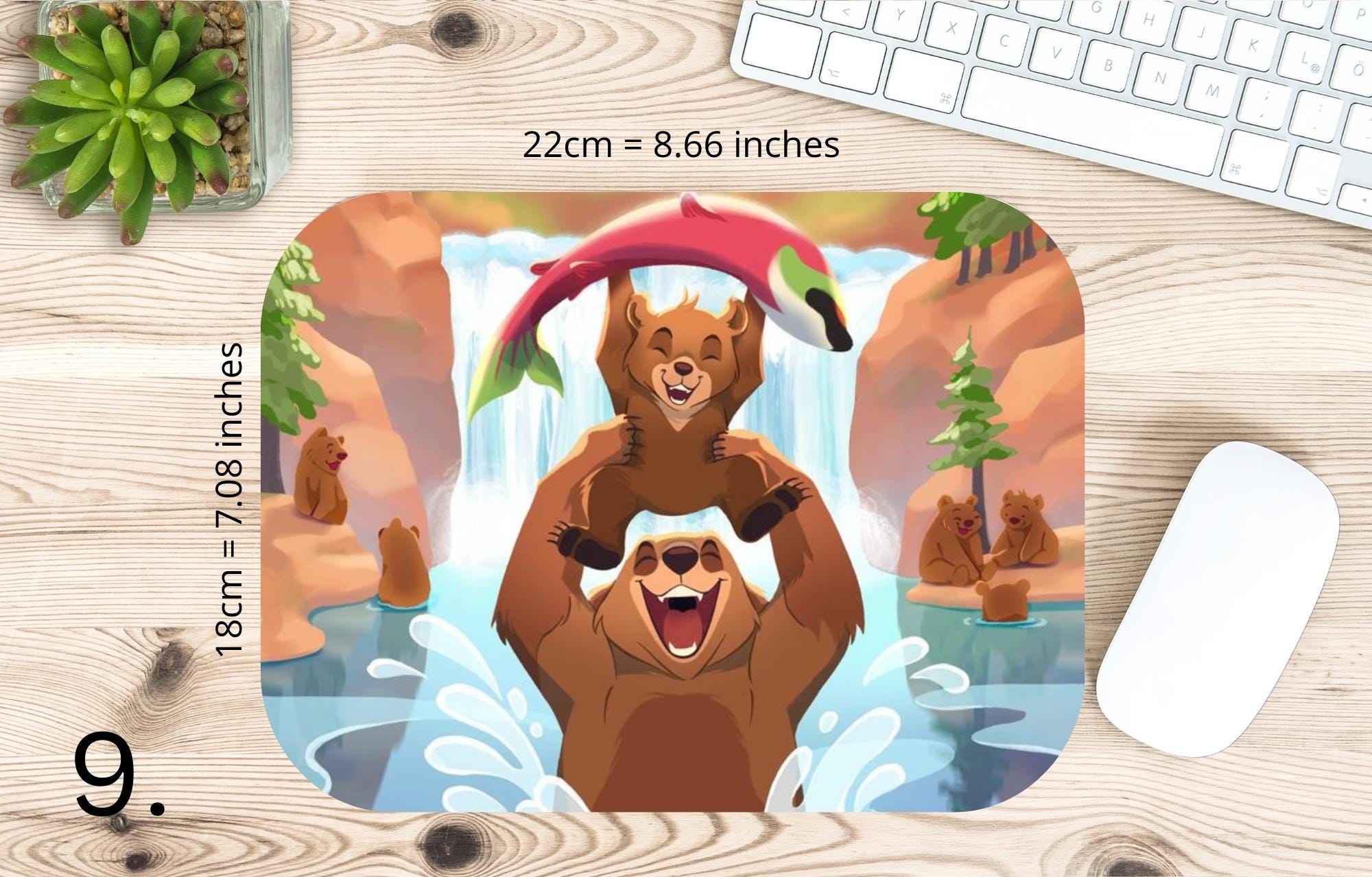 Brother Bear, Disney Pack, Koda, Kenai, Denahi, Sitka |  MAUSEPAD, Gaming Mouse Pad