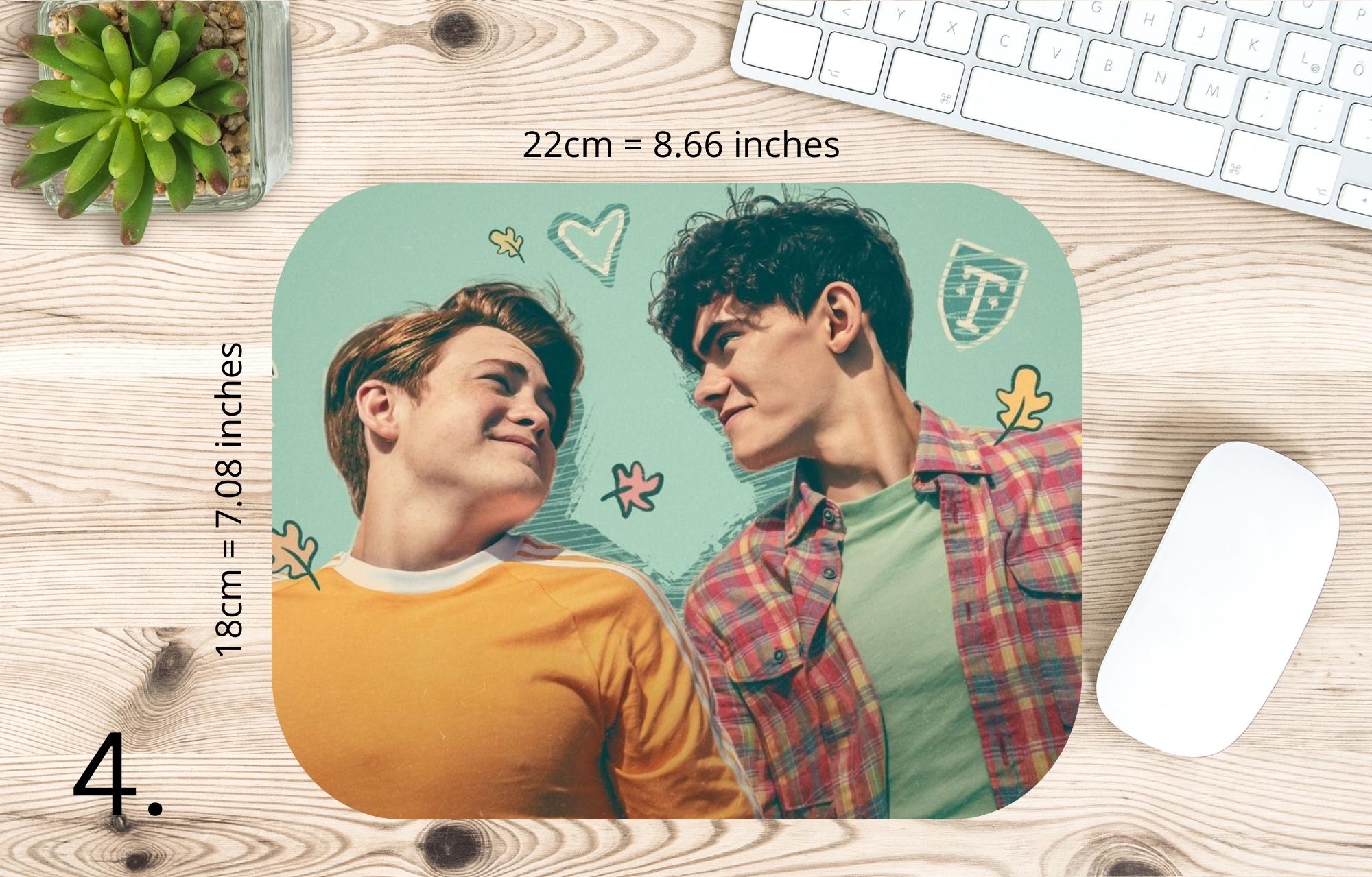 Heartstopper, Nick and Charlie, lgptq, loveislove, series |  MAUSEPAD, Gaming Mouse Pad