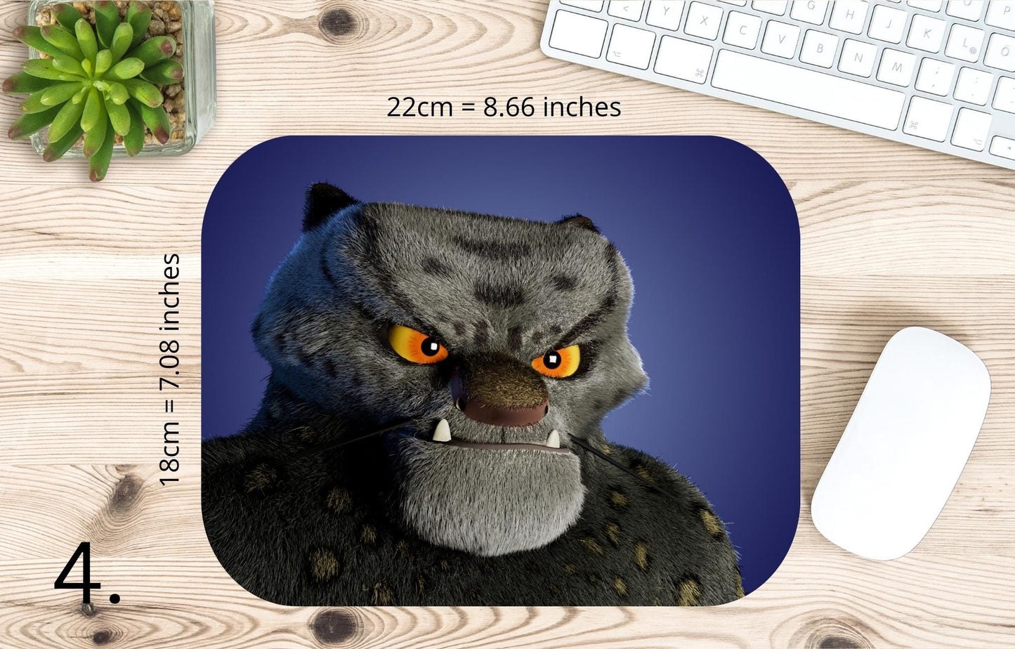 Kung Fu Panda Mousepad / Kung Fu Panda - Po and Shifu