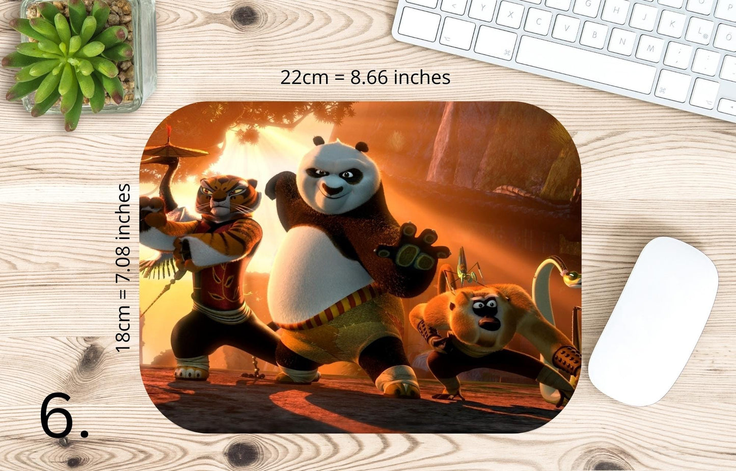Kung Fu Panda Mousepad / Kung Fu Panda - Po and Shifu