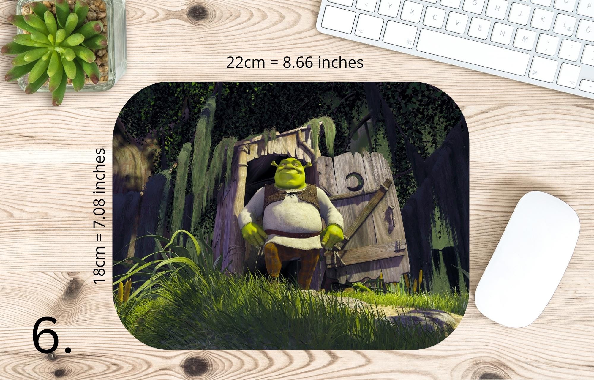 Shrek, Fiona, Donkey, Disney Pack |  MAUSEPAD, Gaming Mouse Pad