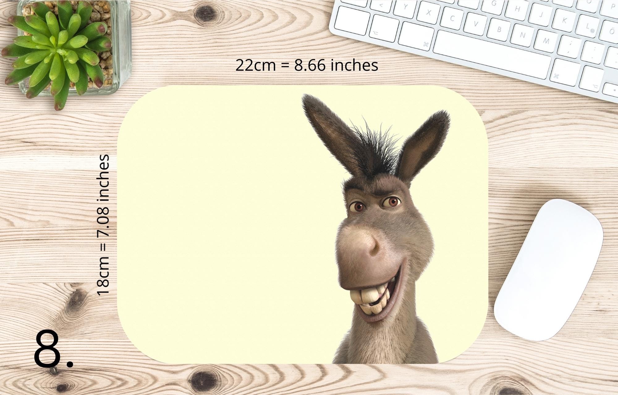Shrek, Fiona, Donkey, Disney Pack |  MAUSEPAD, Gaming Mouse Pad