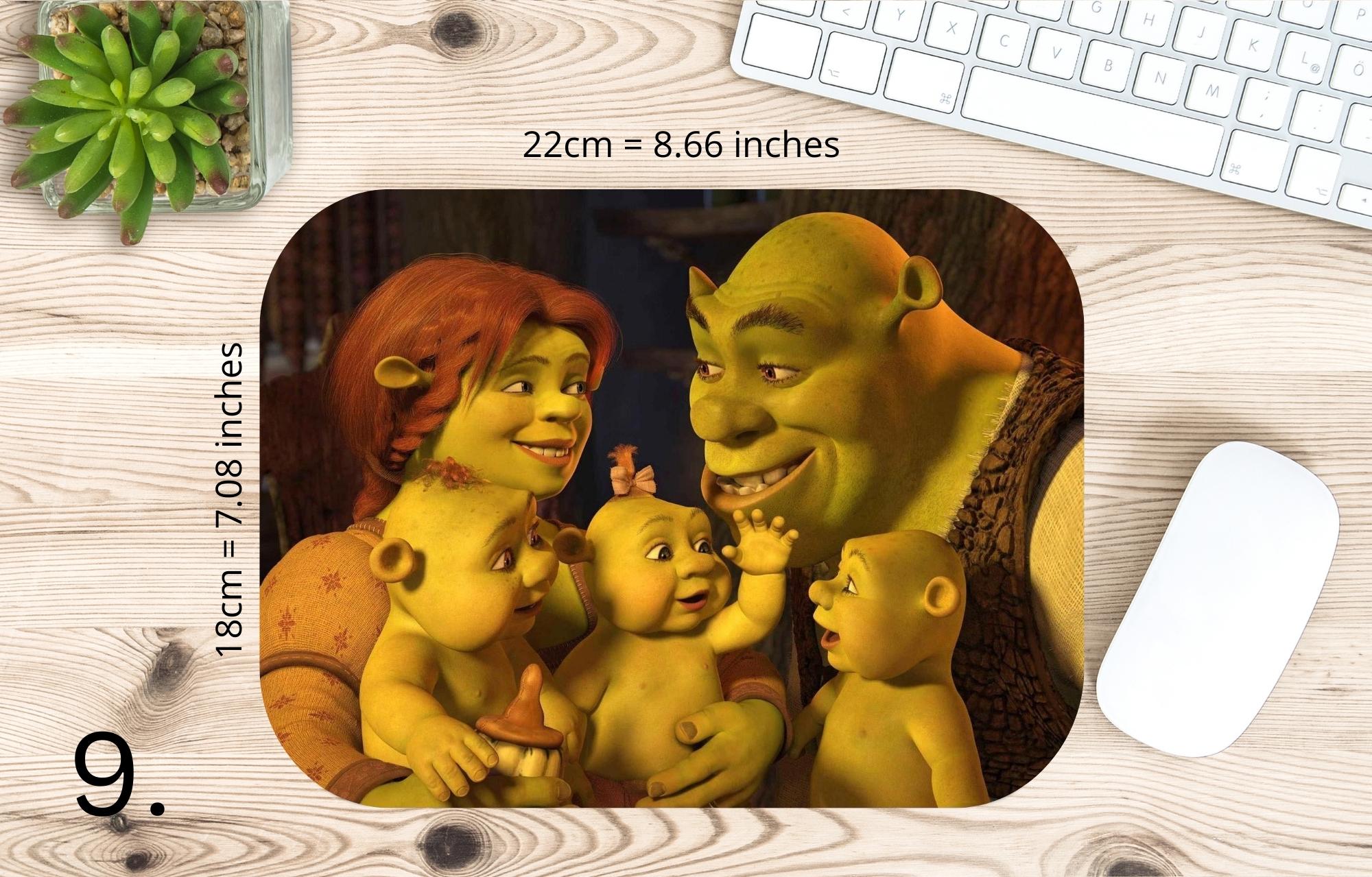 Shrek, Fiona, Donkey, Disney Pack |  MAUSEPAD, Gaming Mouse Pad
