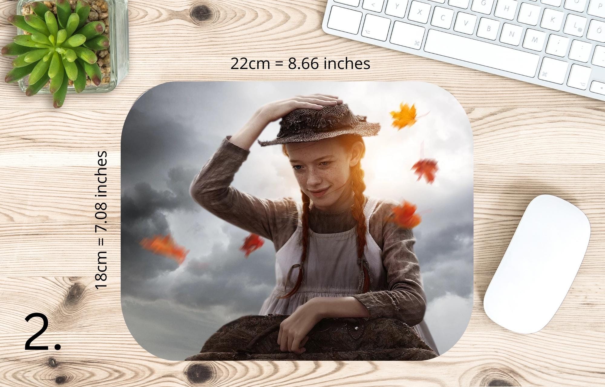 Anne with an "e", Anne Shirley, Diana Barry, Gilbert Blythe, Anna and Gilbert  |  MAUSEPAD, Gaming Mouse Pad