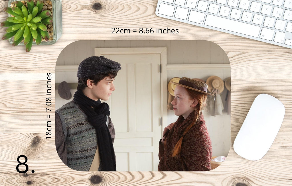 Anne with an "e", Anne Shirley, Diana Barry, Gilbert Blythe, Anna and Gilbert  |  MAUSEPAD, Gaming Mouse Pad