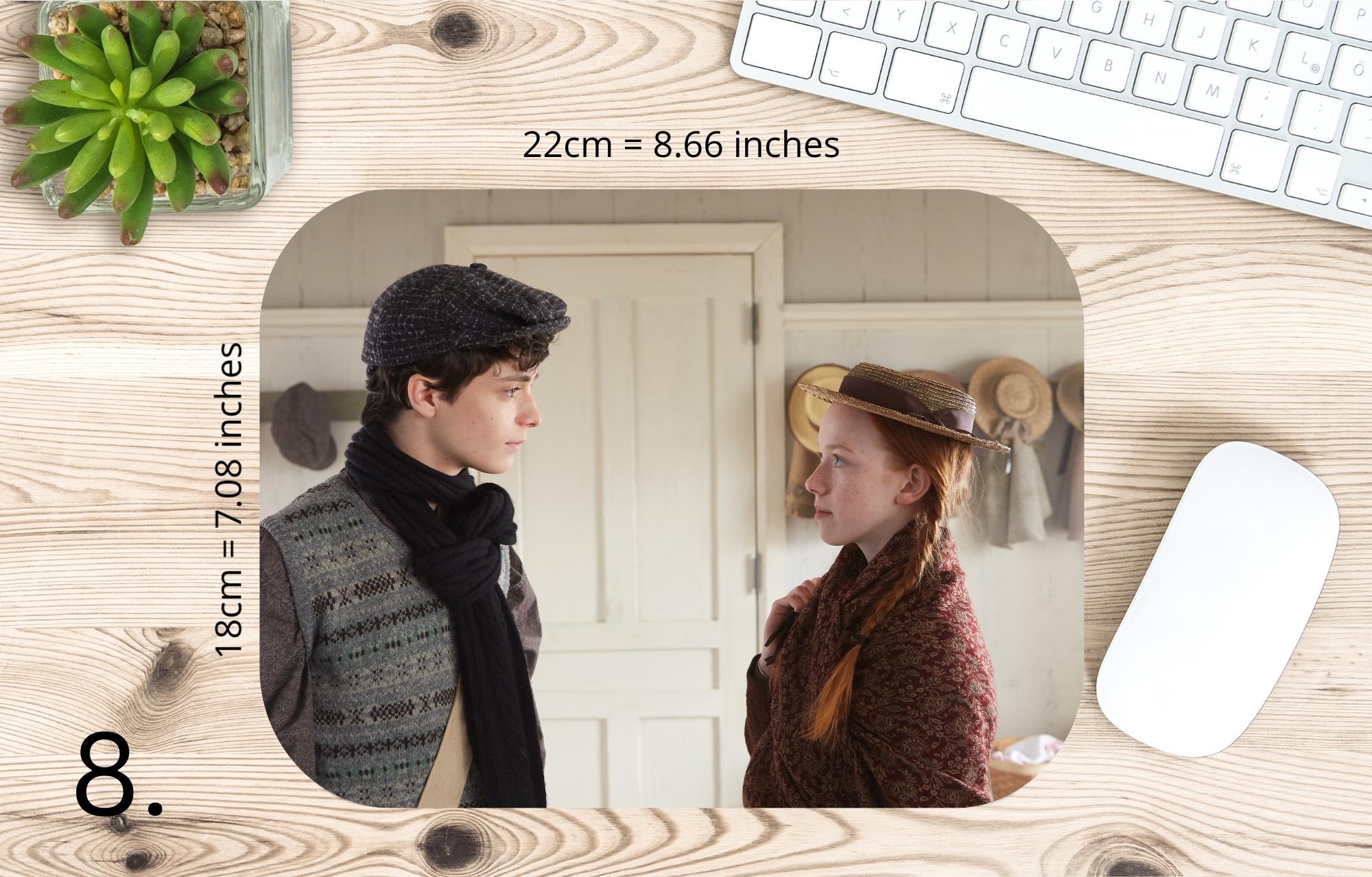 Anne with an "e", Anne Shirley, Diana Barry, Gilbert Blythe, Anna and Gilbert  |  MAUSEPAD, Gaming Mouse Pad