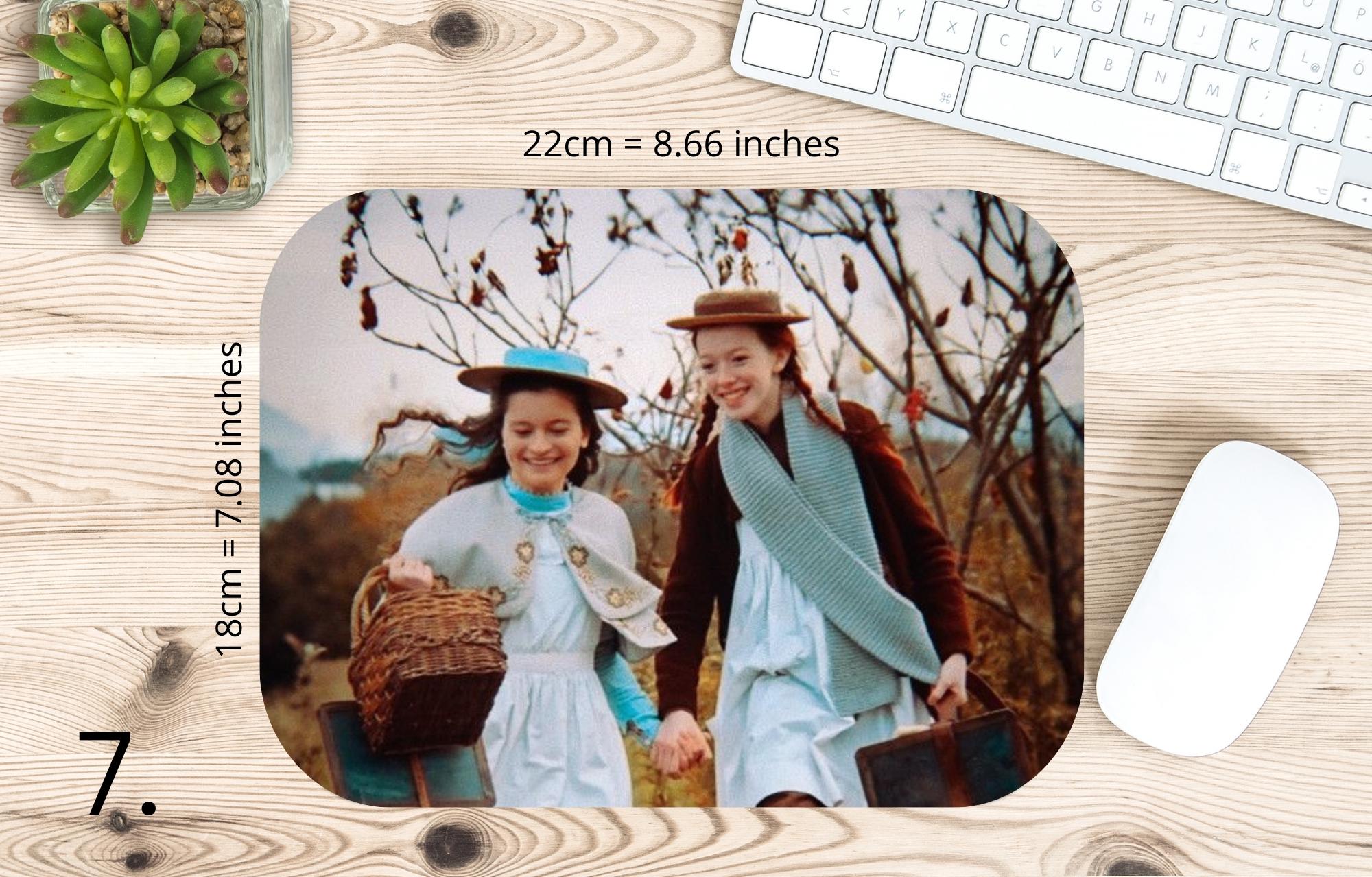 Anne with an "e", Anne Shirley, Diana Barry, Gilbert Blythe, Anna and Gilbert  |  MAUSEPAD, Gaming Mouse Pad