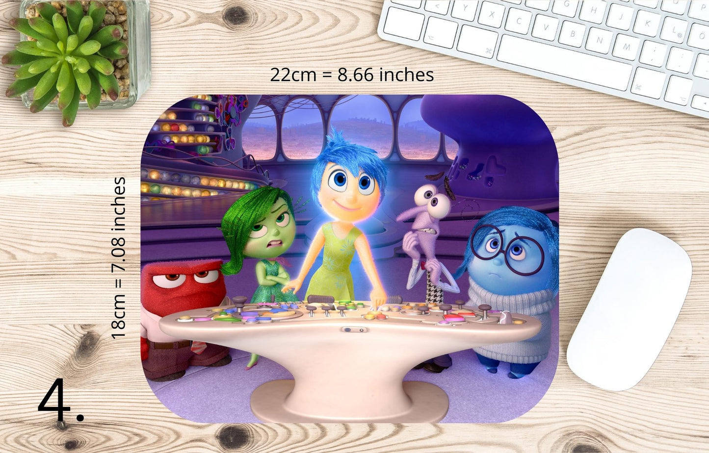 Mousepad Inside Out – Joy, Sadness, Emotions