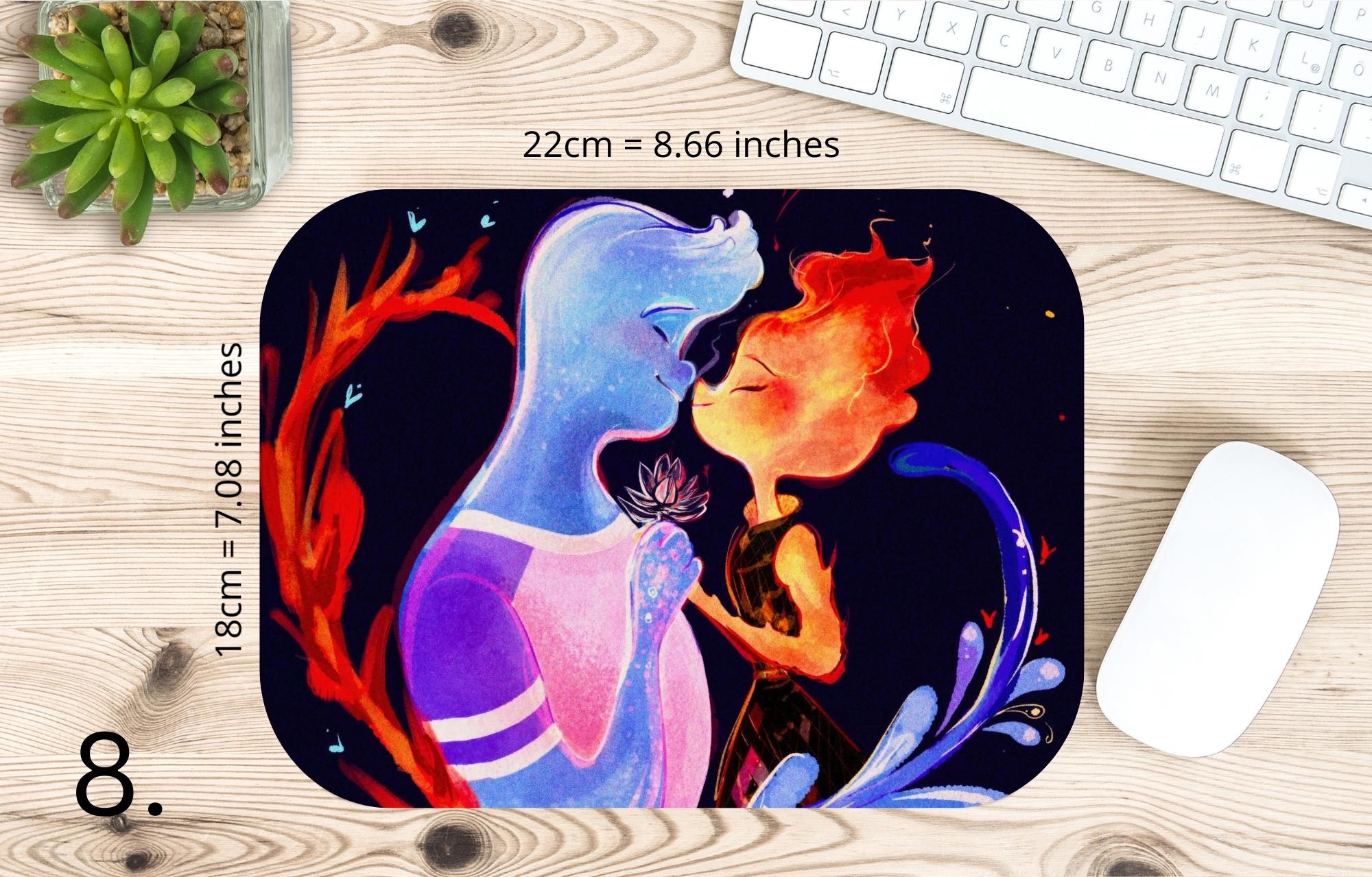 Elemental, Disney Pack, Ember Lumen, Gale, Lake |  MAUSEPAD, Gaming Mouse Pad