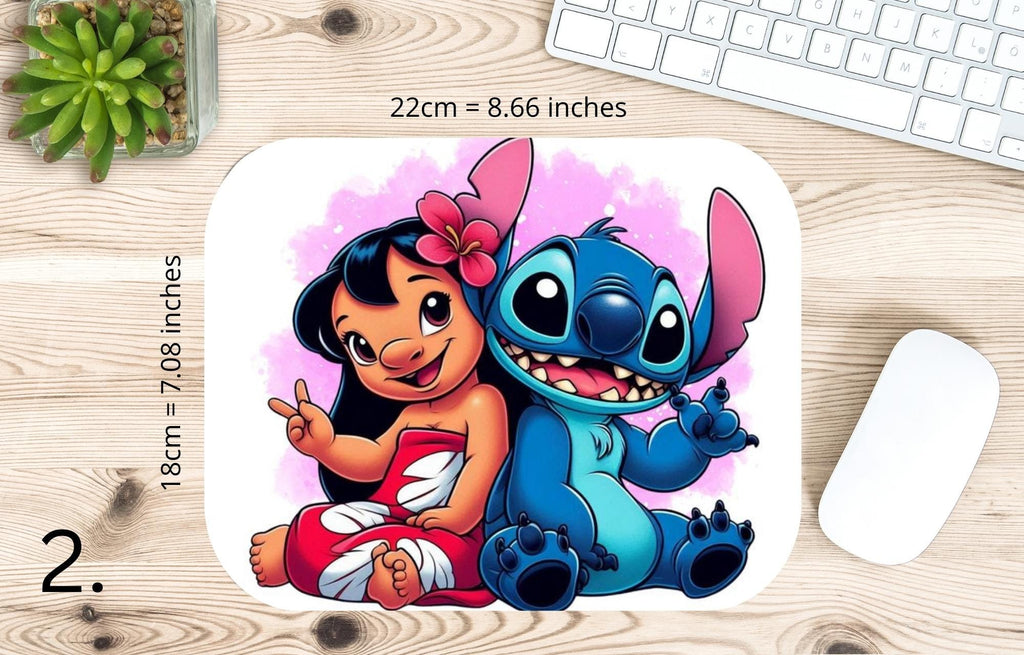 Lilo and Stitch, Disney Pack, Ohana  |  MAUSEPAD, Gaming Mouse Pad
