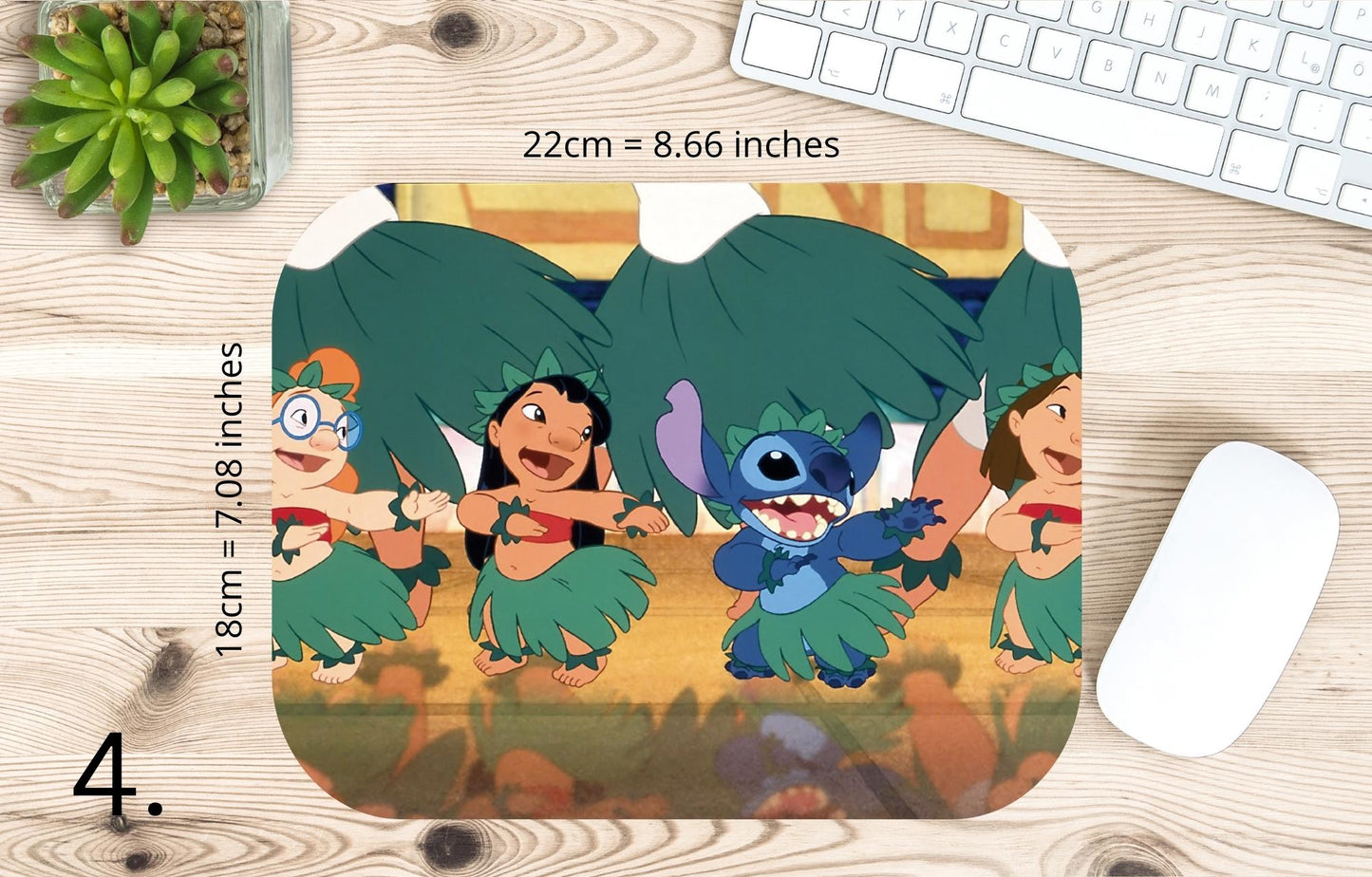 Lilo and Stitch Mousepad / Lilo & Stitch – Ohana