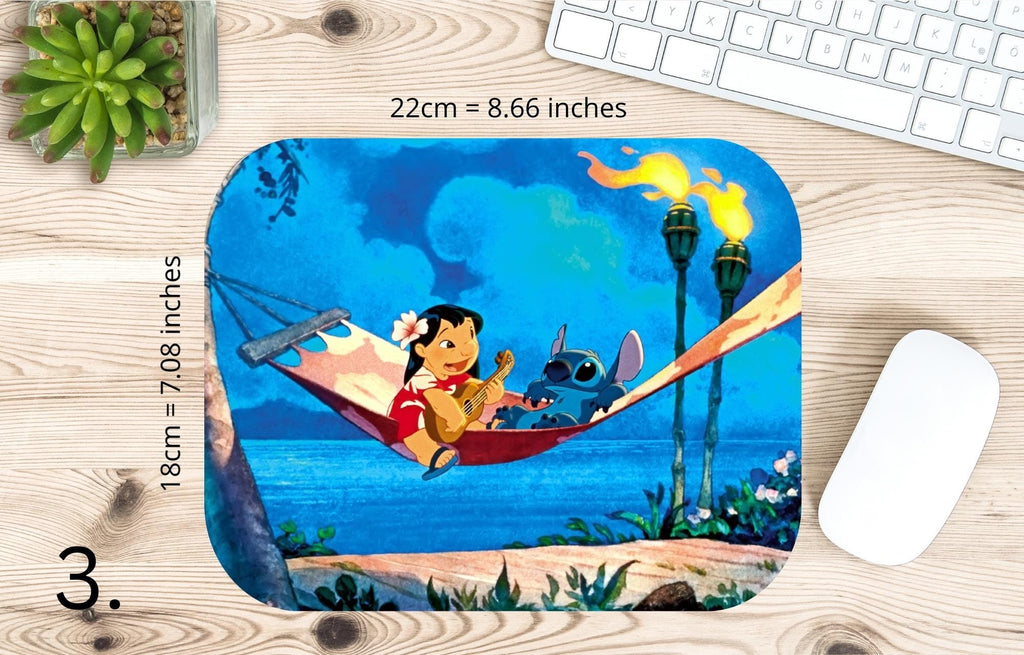 Lilo and Stitch, Disney Pack, Ohana  |  MAUSEPAD, Gaming Mouse Pad