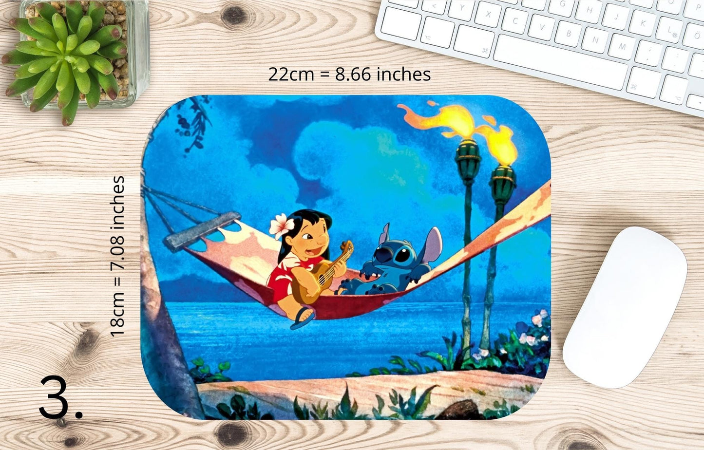 Lilo and Stitch Mousepad / Lilo & Stitch – Ohana