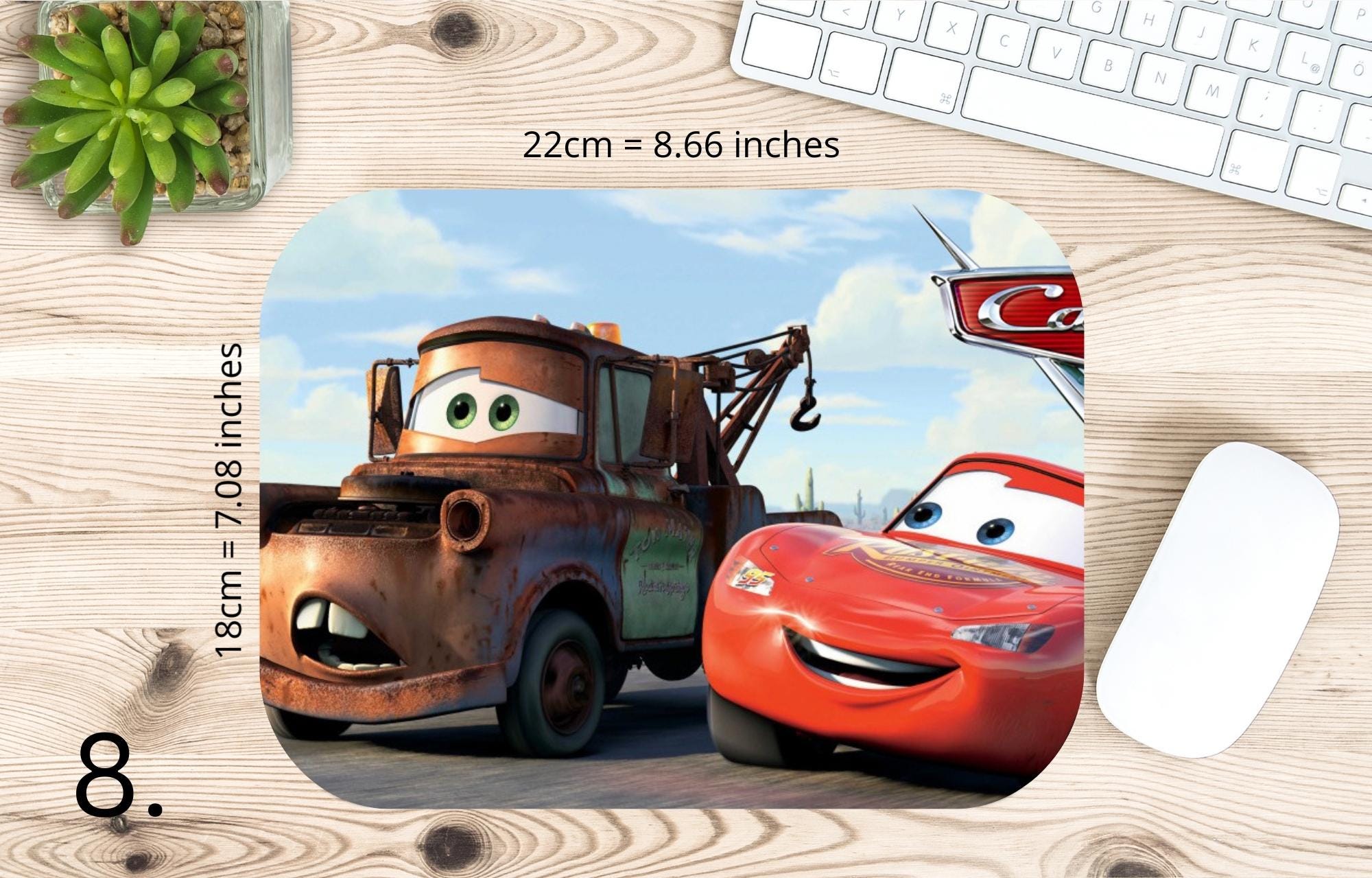 Cars, Lightning McQueen, Disney Pack  |  MAUSEPAD, Gaming Mouse Pad