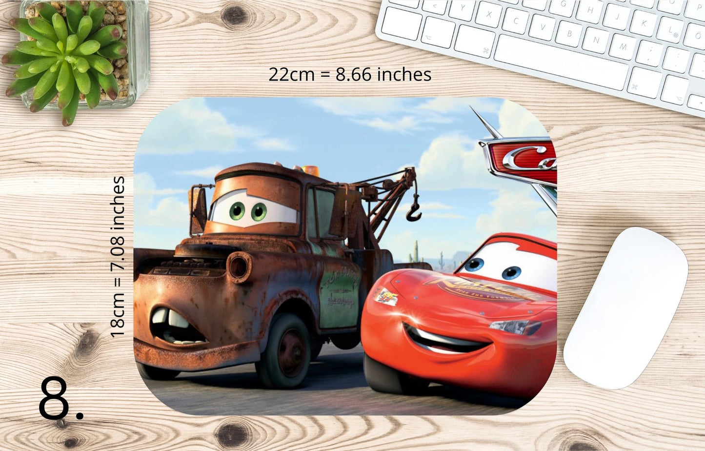 Mouse Pad Cars – Lightning McQueen, Disney animation