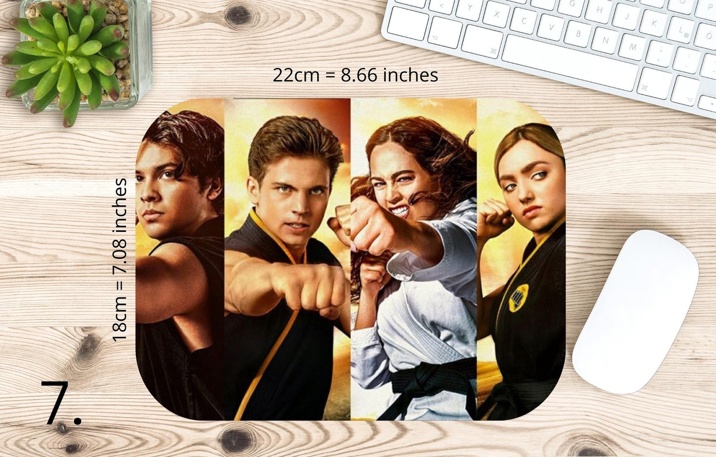 Cobra Kai Mousepad / Cobra Kai – Johnny Lawrence and Daniel LaRusso