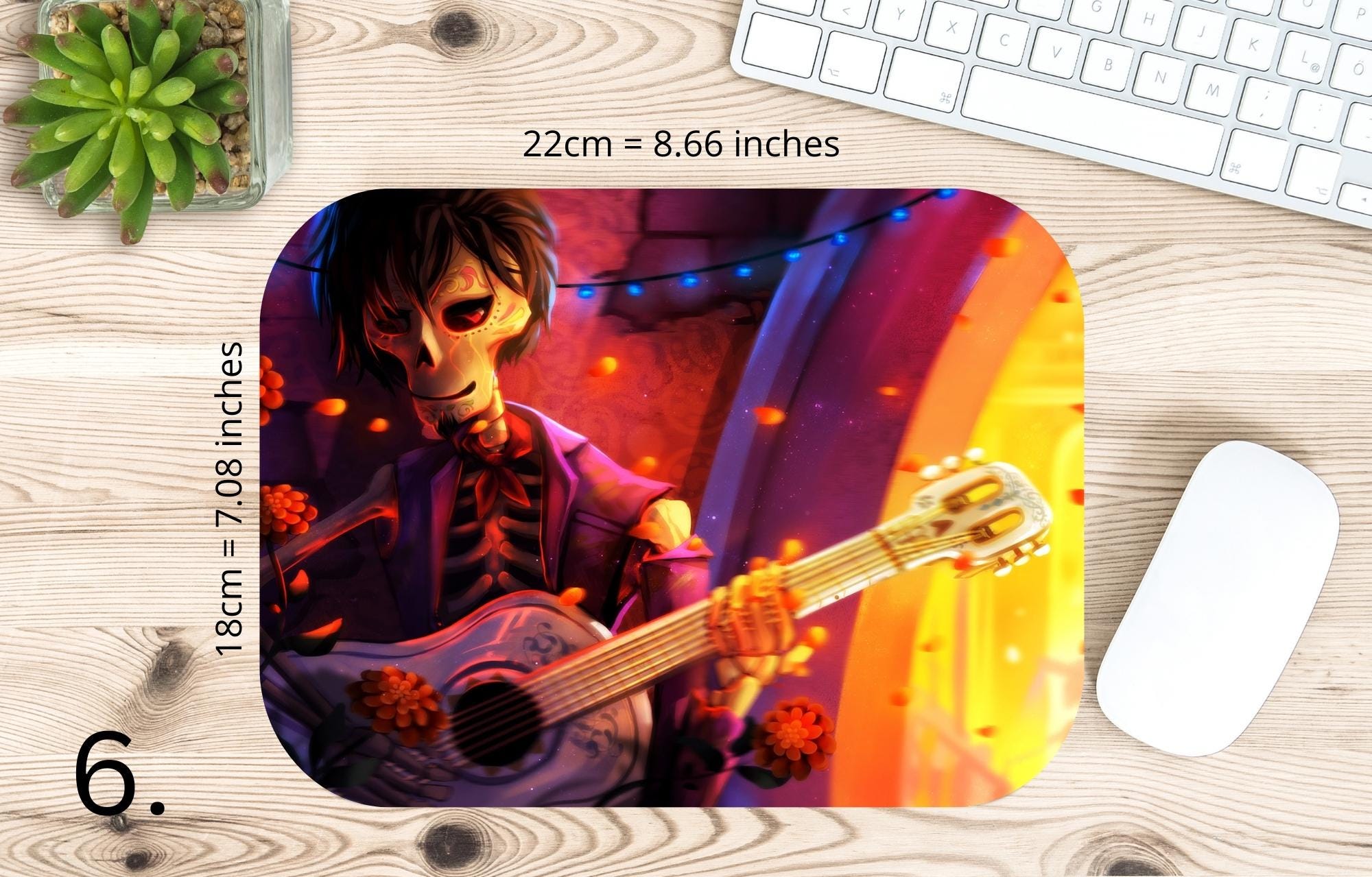 Coco, Disney Pack , Miguel, Hector, Ernesto de la Cruz, Abuelita, Imelda | MAUSEPAD, Gaming Mouse Pad