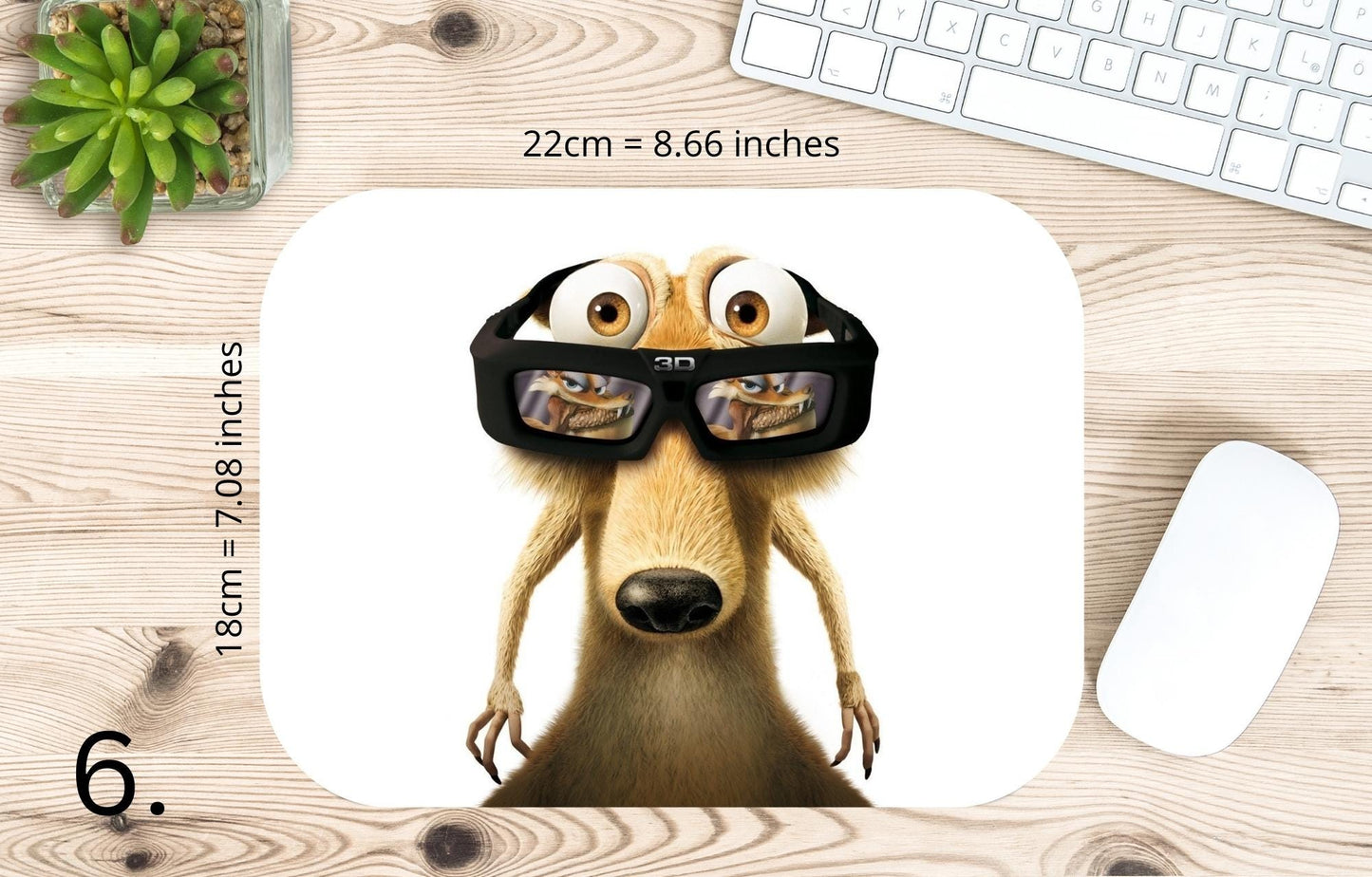 Ice Age Mousepad - Manny, Sid and Diego