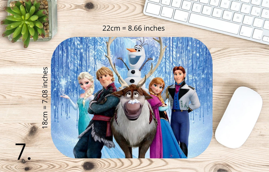 Frozen, Disney Pack, Olaf, Anna, Elsa, Swen, Arendalle  | MAUSEPAD, Gaming Mouse Pad