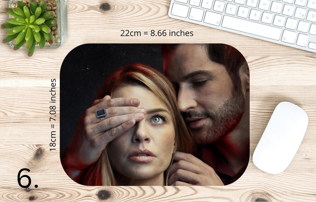 Lucifer, Chloe Decker, Mazikeen, Amenadiel, Dr Linda, Ella Lopez, netflixseries | MAUSEPAD, Gaming Mouse Pad