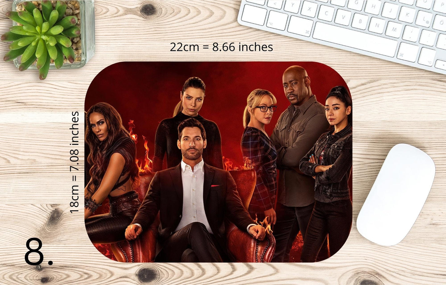 Podkładka pod mysz Lucifer / Lucifer – serial fantasy Netflix