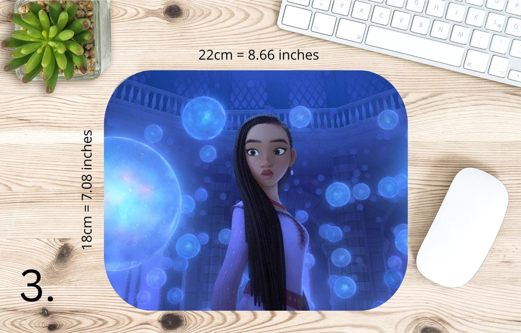 Wish, Disney Pack, Asha, Valentino  | MAUSEPAD, Gaming Mouse Pad
