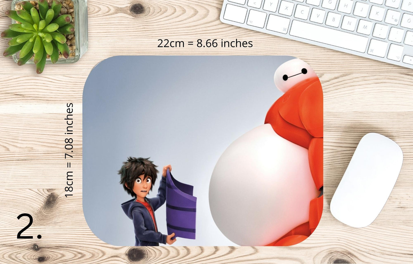Podkładka pod mysz Wielka Szóstka / Big Hero 6 – Baymax i Hiro
